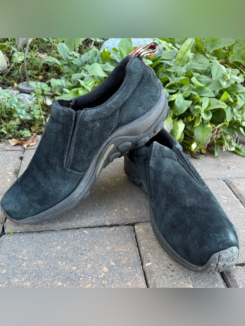 Merrell Jungle Moc slip-on in Midnight (all black), 9 US Fall Sale